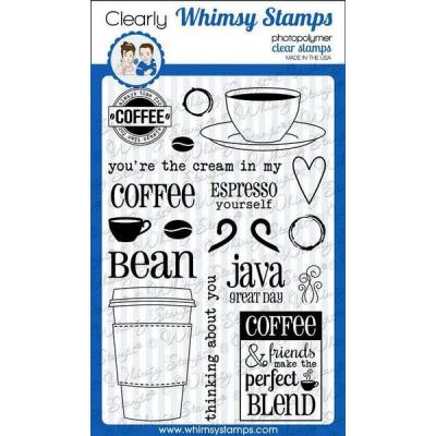 Whimsy Stamps Clear Stamps - Coffee Break
